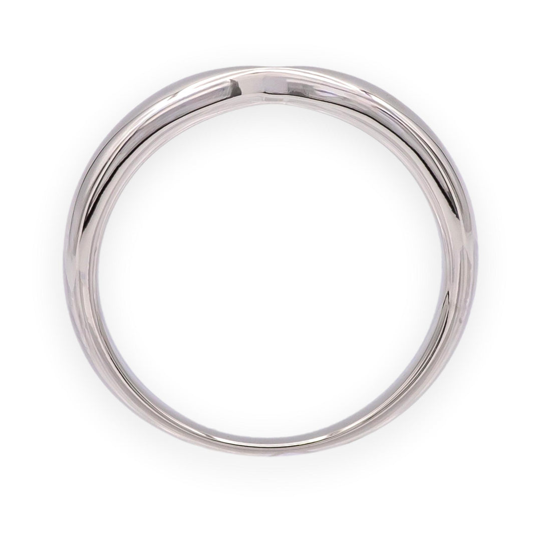 Tiffany & Co. Platinum Harmony stackable Wedding Band nesting Ring Size 6.5