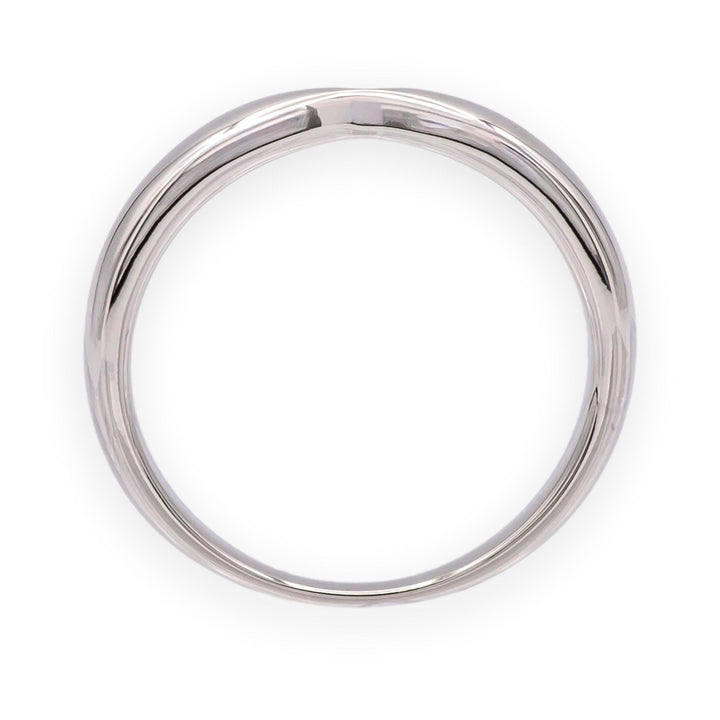 Tiffany & Co. Platinum Harmony stackable Wedding Band nesting Ring Size 6.5