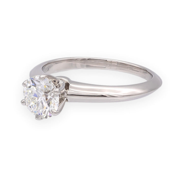 Tiffany & Co. Platinum 1.05ct Classic Solitaire Diamond Engagement Ring H VVS2