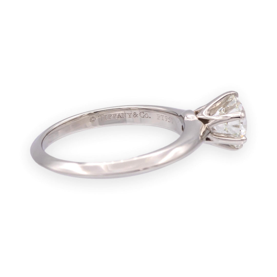 Tiffany & Co. Platinum 1.05ct Classic Solitaire Diamond Engagement Ring H VVS2