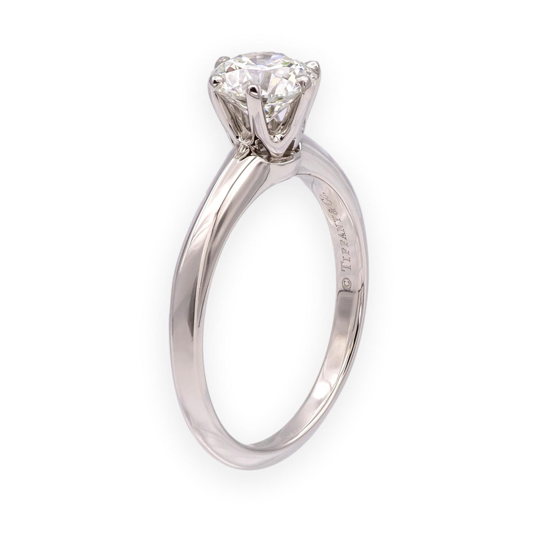 Tiffany & Co. Platinum 1.05ct Classic Solitaire Diamond Engagement Ring H VVS2