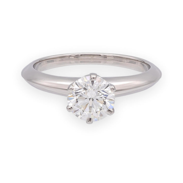 Tiffany & Co. Platinum 1.05ct Classic Solitaire Diamond Engagement Ring H VVS2