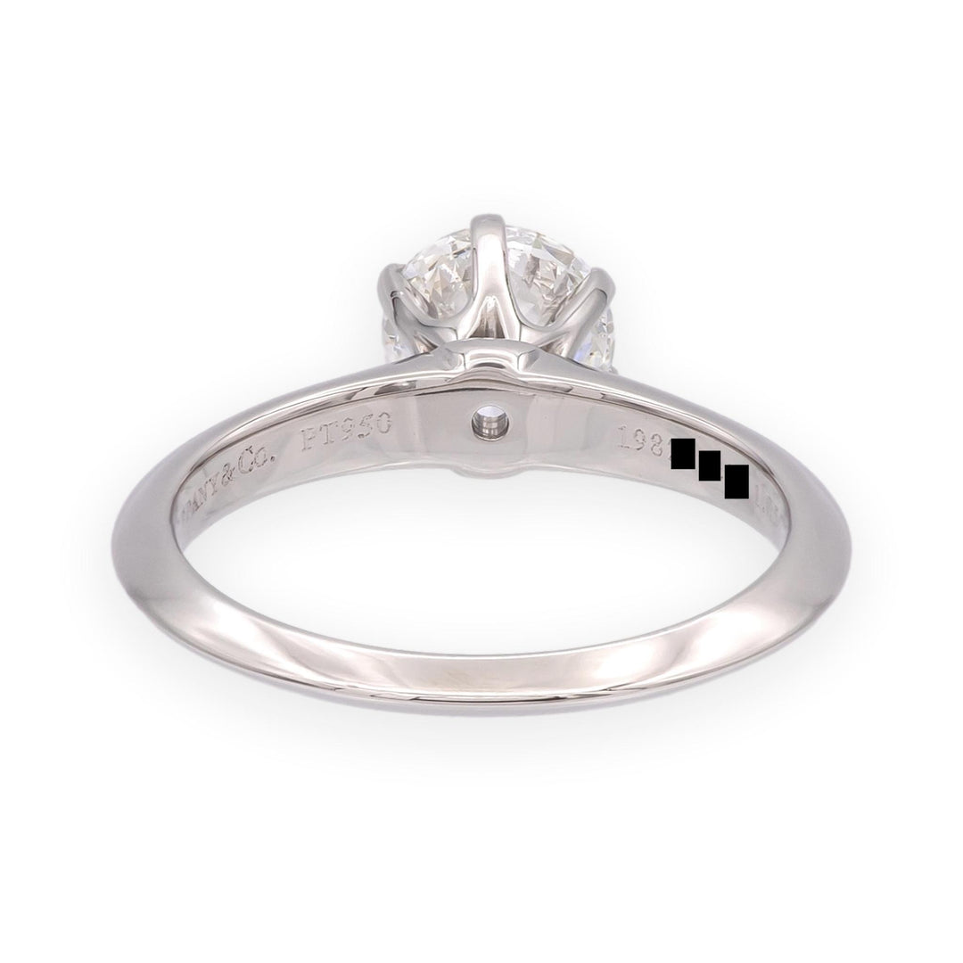 Tiffany & Co. Platinum 1.05ct Classic Solitaire Diamond Engagement Ring H VVS2
