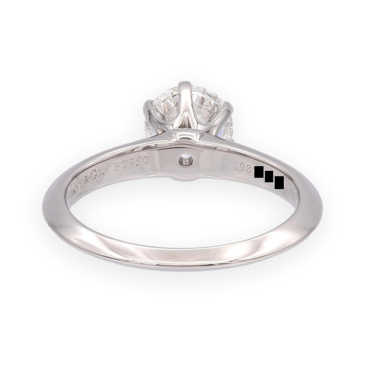 Tiffany & Co. Platinum 1.05ct Classic Solitaire Diamond Engagement Ring H VVS2