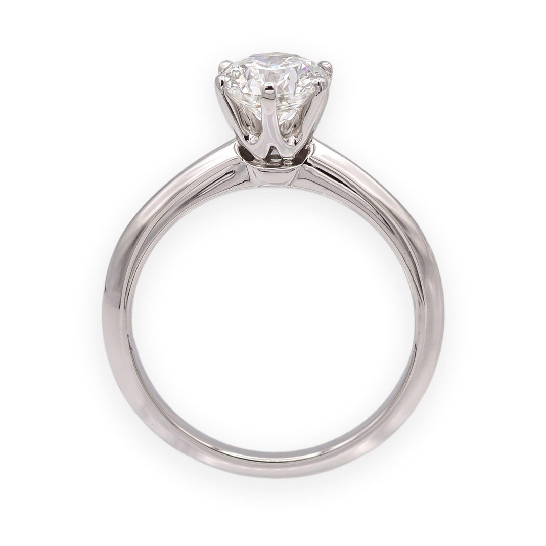 Tiffany & Co. Platinum 1.05ct Classic Solitaire Diamond Engagement Ring H VVS2