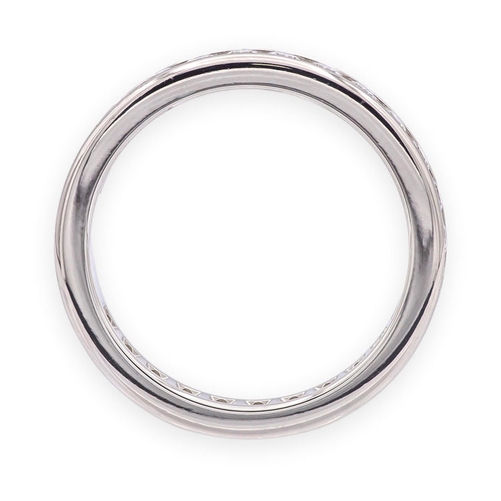Tiffany & Co. Plat Full Circle 3mm Channel-Set Diamond Eternity Band Ring 6.75