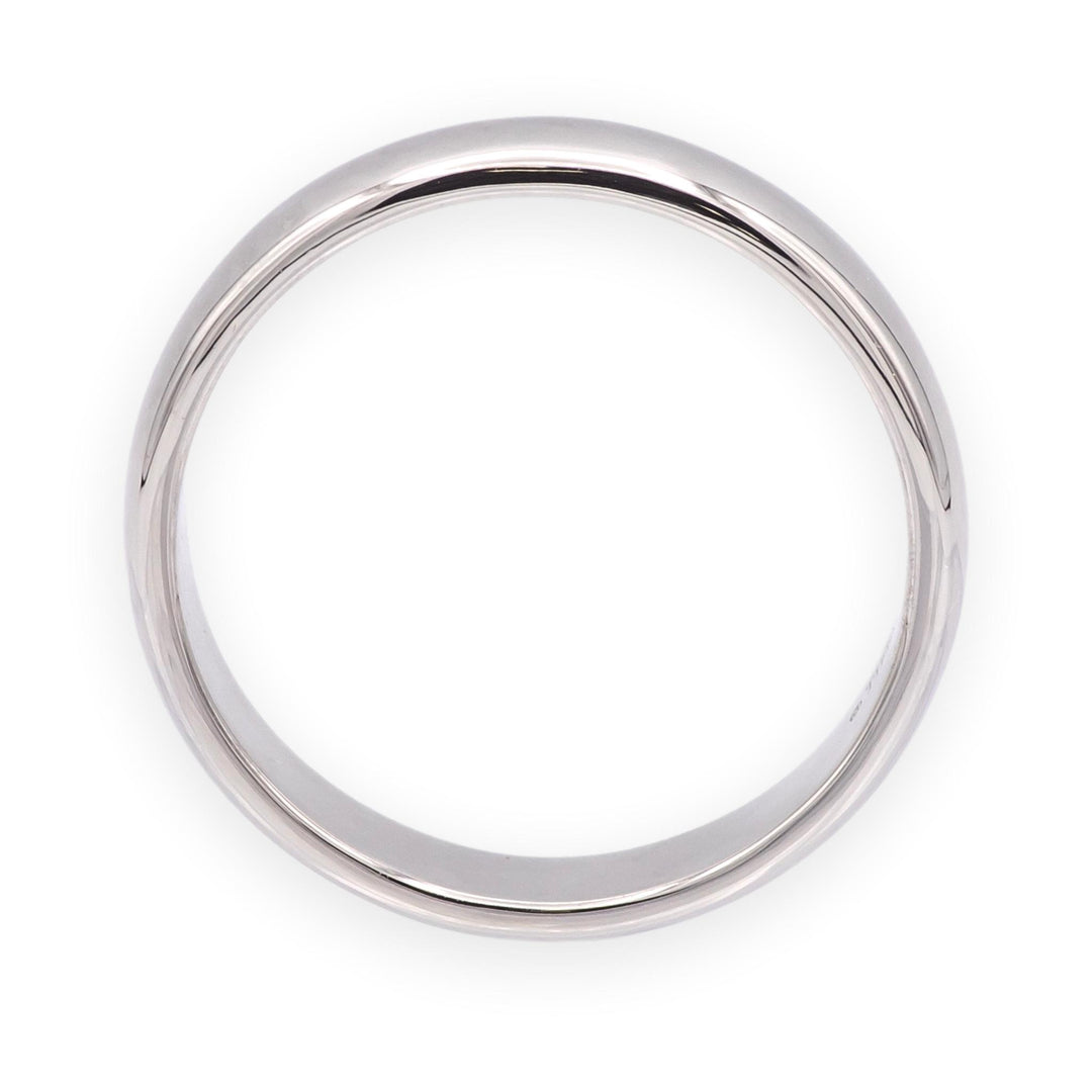 Tiffany & Co. Platinum Forever 4.5 mm Men's Wedding Band Ring Size 9.5 w/recpt