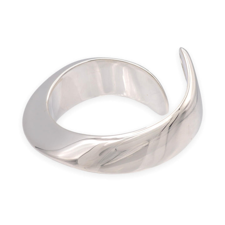 Tiffany & Co. Elsa Peretti Sterling Silver Swirl Cuff Bracelet