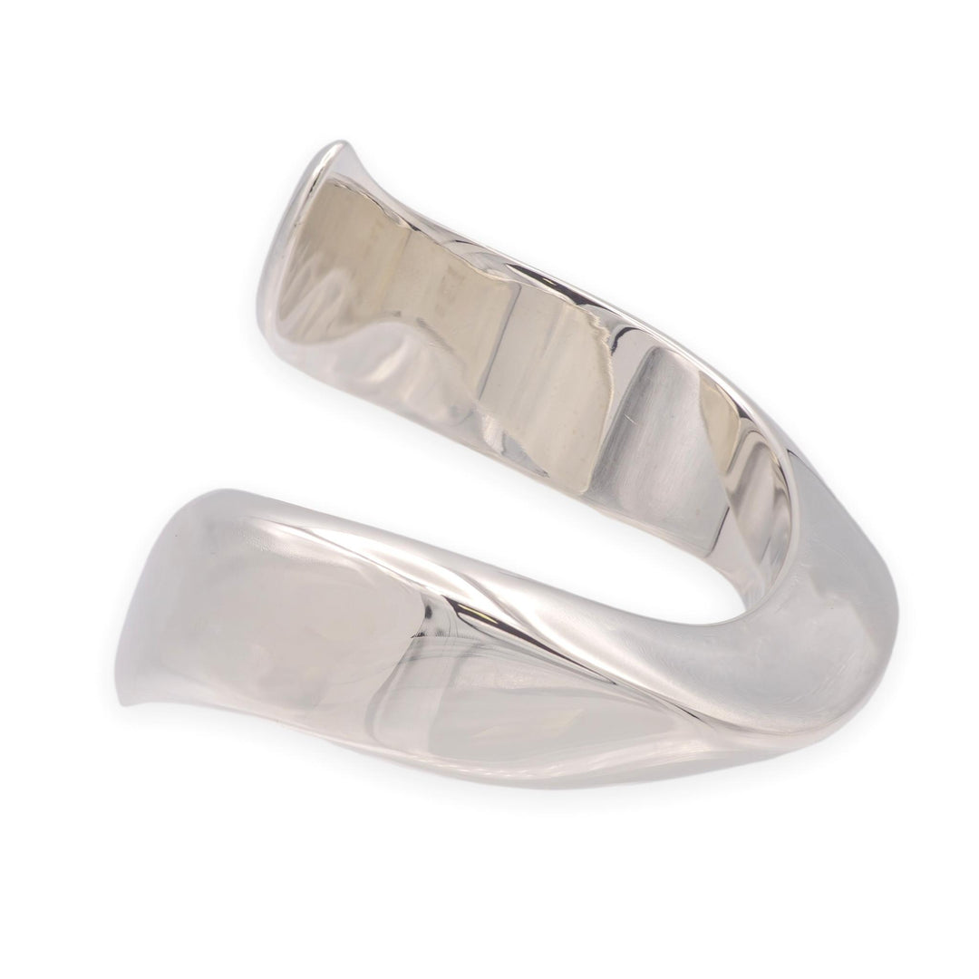 Tiffany & Co. Elsa Peretti Sterling Silver Swirl Cuff Bracelet