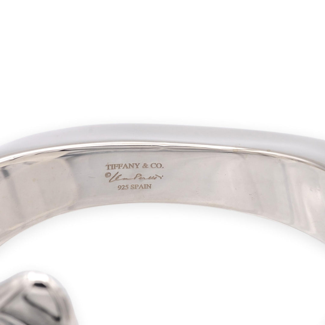Tiffany & Co. Elsa Peretti Sterling Silver Swirl Cuff Bracelet
