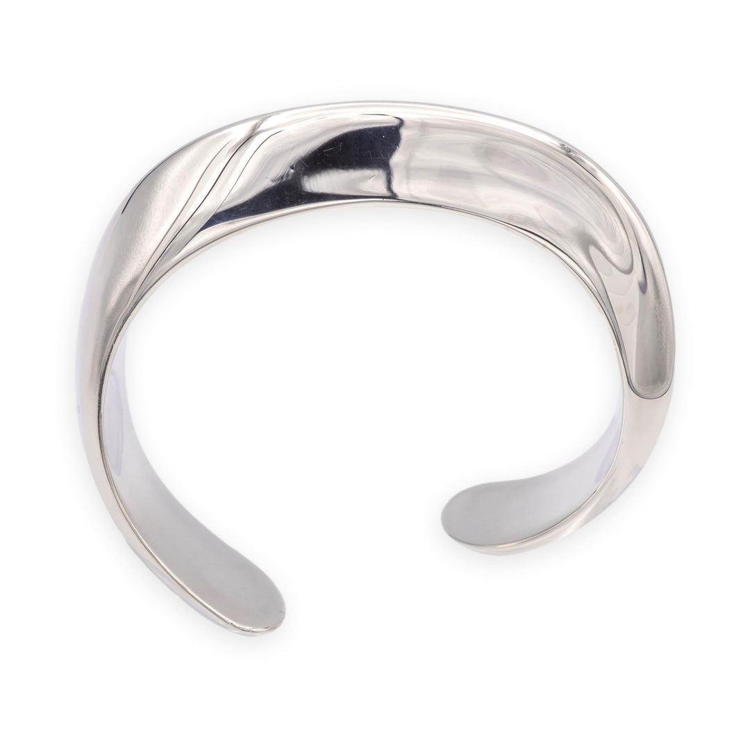 Tiffany & Co. Elsa Peretti Sterling Silver Swirl Cuff Bracelet