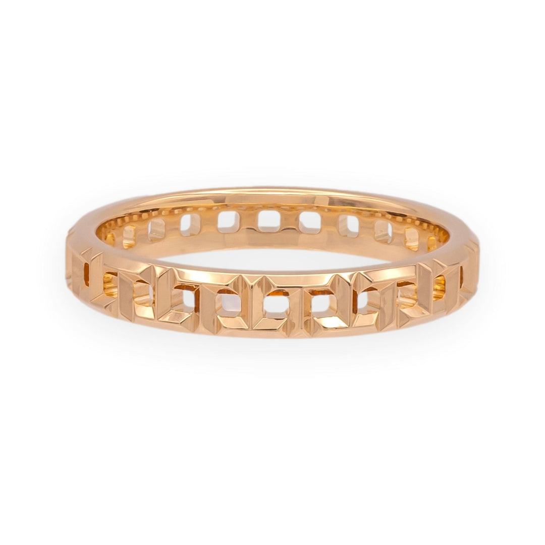 Tiffany & Co. 18K Rose Gold T True Narrow Band ring Size 8