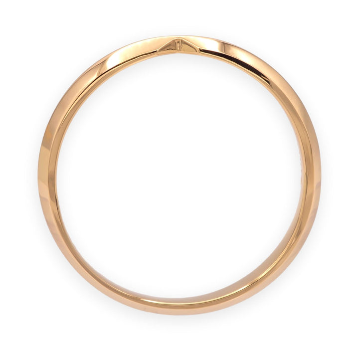 Tiffany & Co. 18K Rose Gold Nesting Wedding Band Stackable Ring