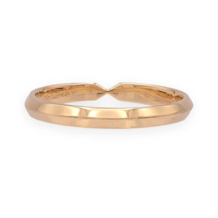Tiffany & Co. 18K Rose Gold Nesting Wedding Band Stackable Ring