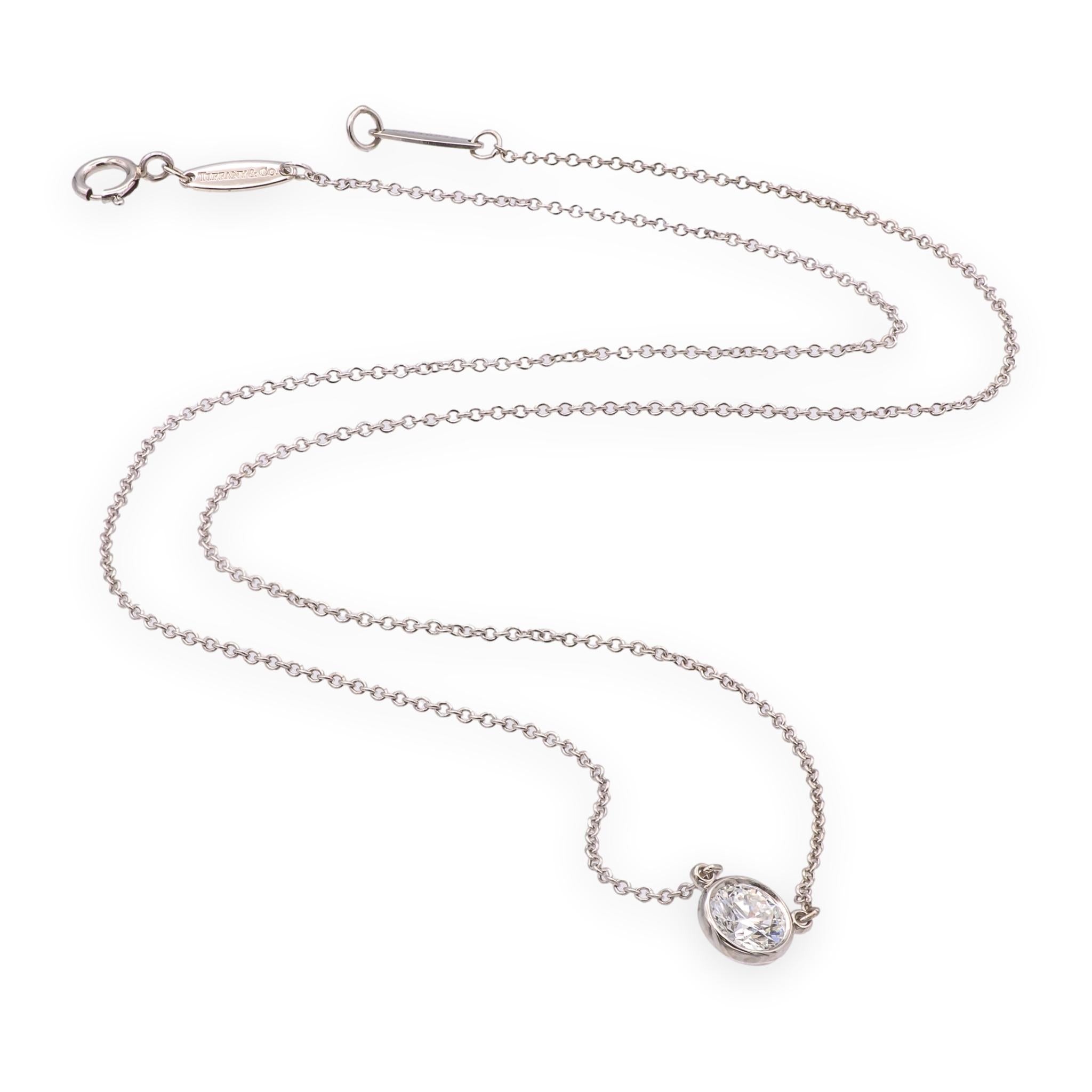 Tiffany & Co. Elsa Peretti Diamonds by the Yard 0.54ct Plat