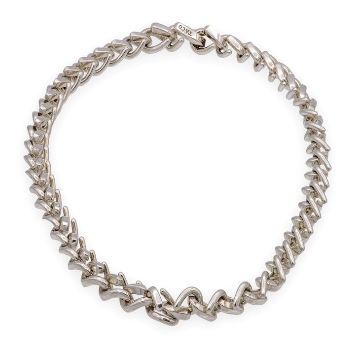 Tiffany & Co. Forge Medium Link Sterling Silver Necklace 18"