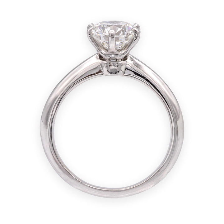 Tiffany & Co. Platinum 1.50ct F-VS1 Round Diamond Solitaire Engagement Ring