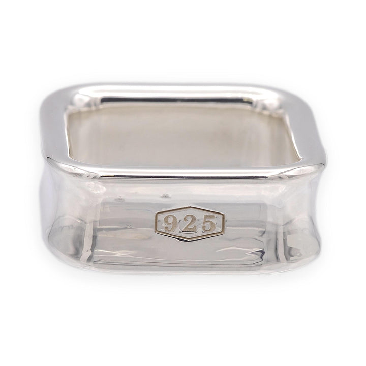 Tiffany & Co. 1837 Square Sterling Silver Ring, Size 4.5
