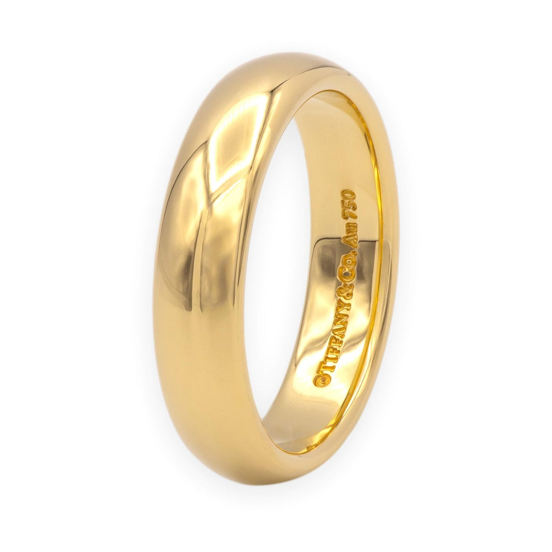 Tiffany & Co. Forever 18K Yellow Gold Wedding Band, 4.5mm, Size 6.75
