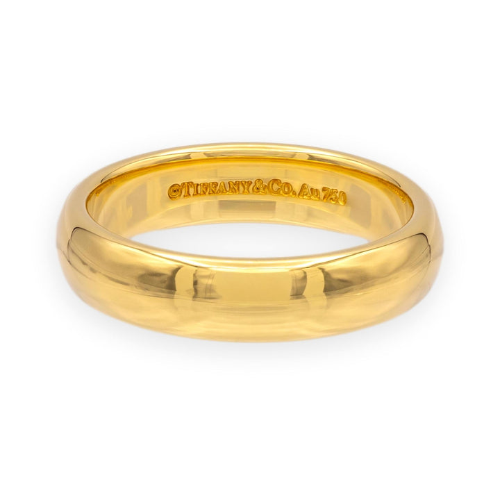 Tiffany & Co. Forever 18K Yellow Gold Wedding Band, 4.5mm, Size 6.75