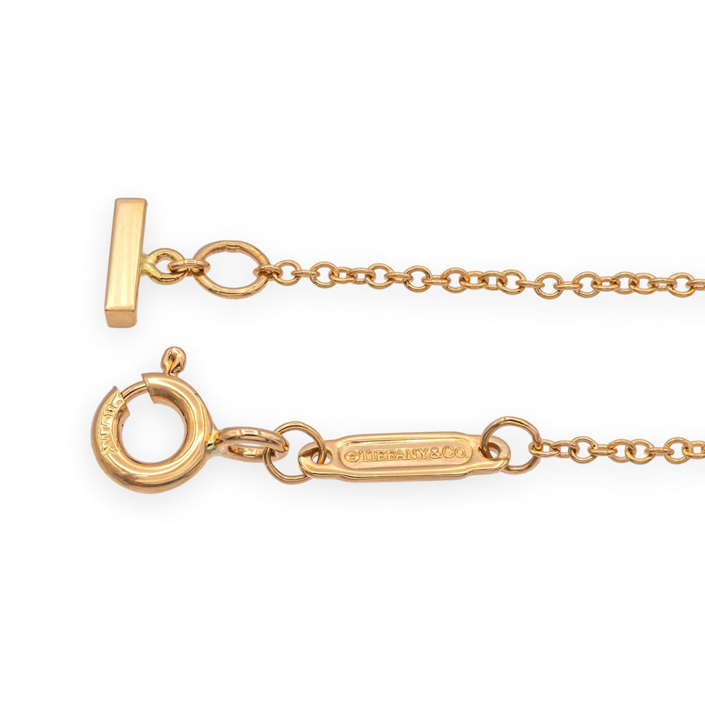 Tiffany & Co. T Smile Mini Pendant Necklace, 18K Rose Gold