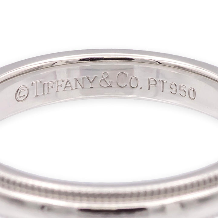 Vintage Tiffany & Co. Together Double Milgrain Wedding Band, Platinum, 3mm