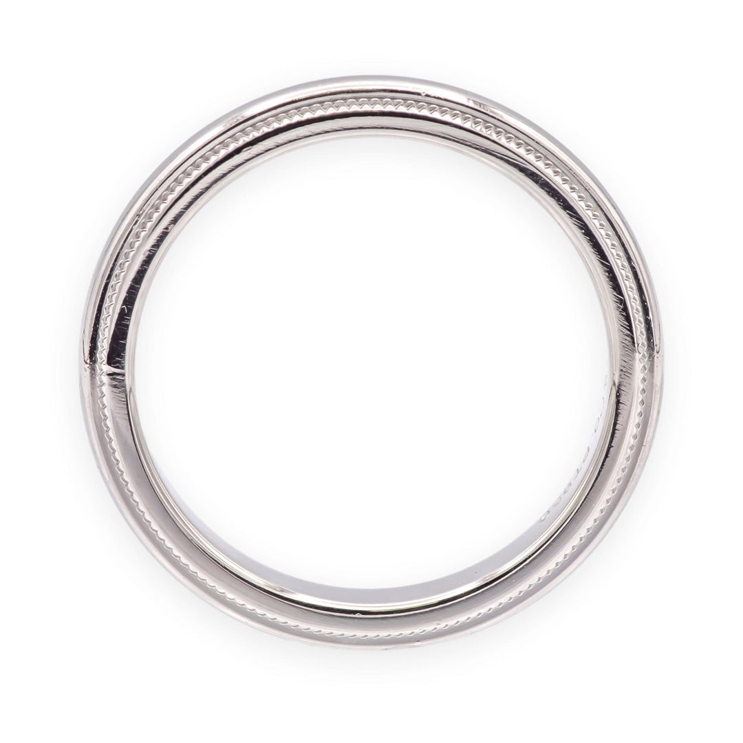 Vintage Tiffany & Co. Together Double Milgrain Wedding Band, Platinum, 3mm