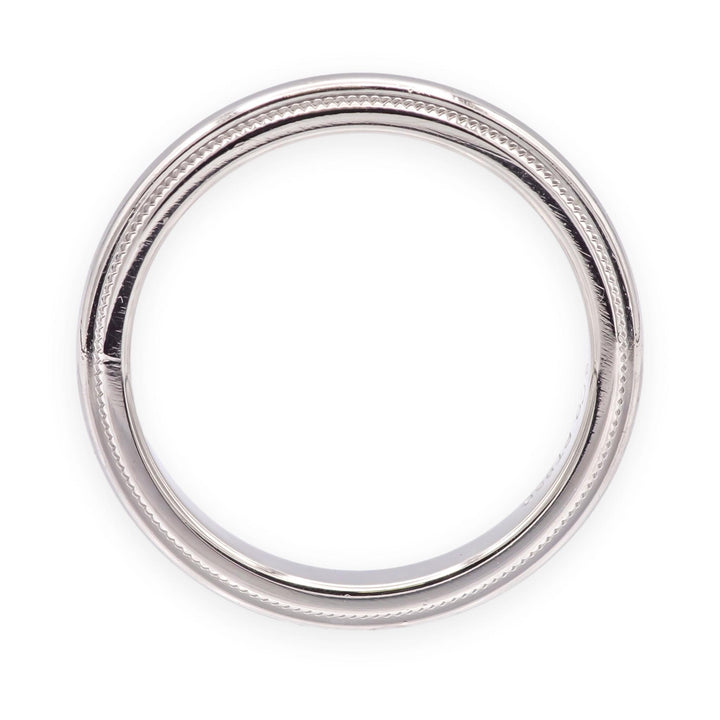 Vintage Tiffany & Co. Together Double Milgrain Wedding Band, Platinum, 3mm