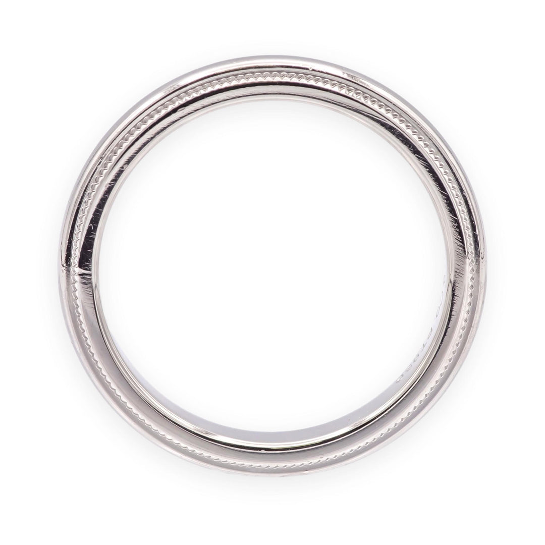 Vintage Tiffany & Co. Together Double Milgrain Wedding Band, Platinum, 3mm
