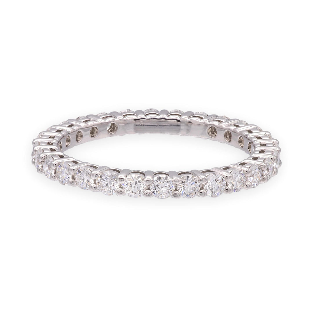 Tiffany & Co. Platinum Forever Full Circle Diamond Band Ring .85ct Size 6