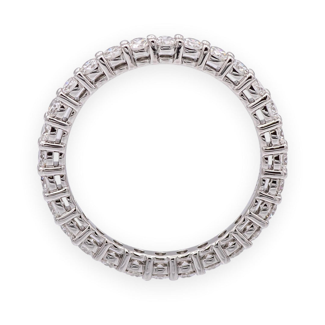 Tiffany & Co. Platinum Forever Full Circle Diamond Band Ring .85ct Size 6