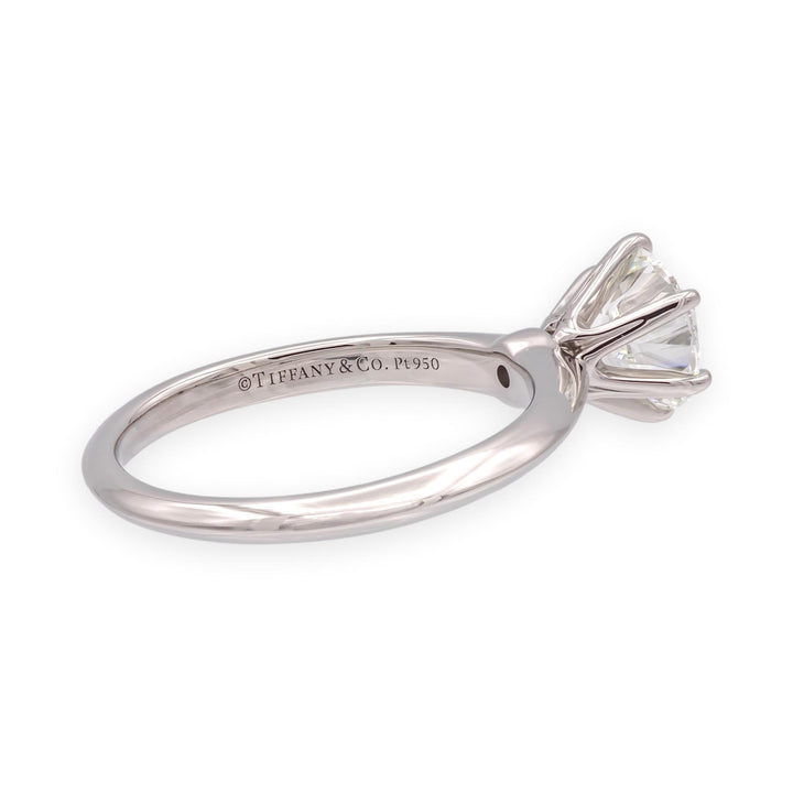 Tiffany & Co. Platinum 1.40 ct I VS1 Round Diamond Solitaire Engagement Ring