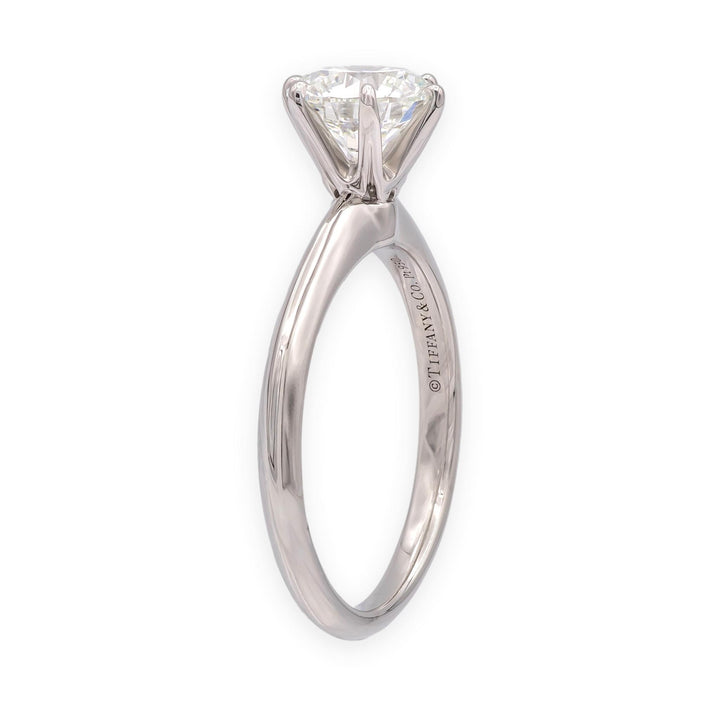 Tiffany & Co. Platinum 1.40 ct I VS1 Round Diamond Solitaire Engagement Ring