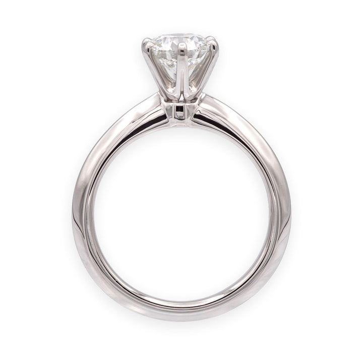 Tiffany & Co. Platinum 1.02 ct G VS1 Round Diamond Solitaire Engagement Ring