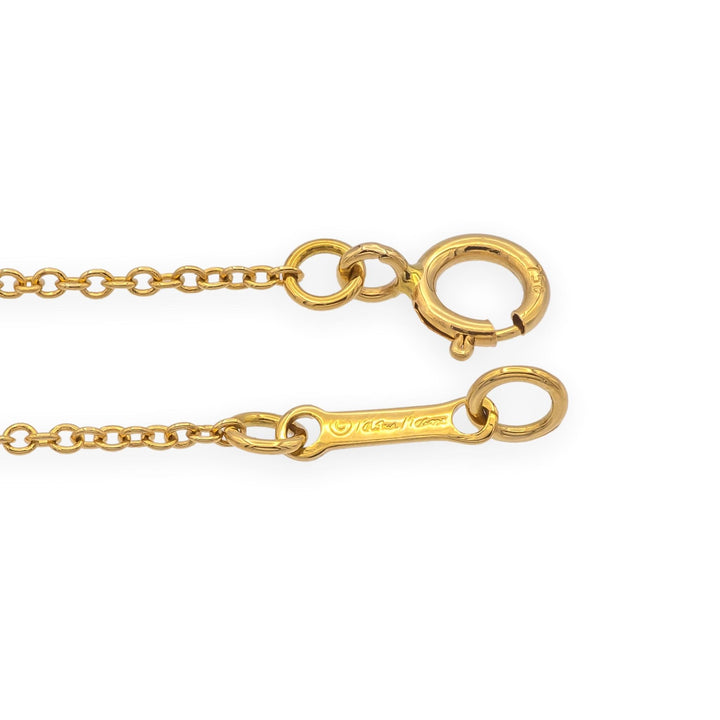 Tiffany & Co. 18K Gold Paloma Picasso Villa Palm Pendant Necklace