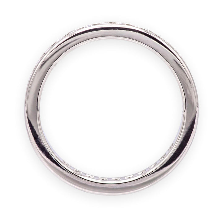 Tiffany & Co. Plat Full Circle 2.6mm Channel-Set Diamond Eternity Band Ring 5.25
