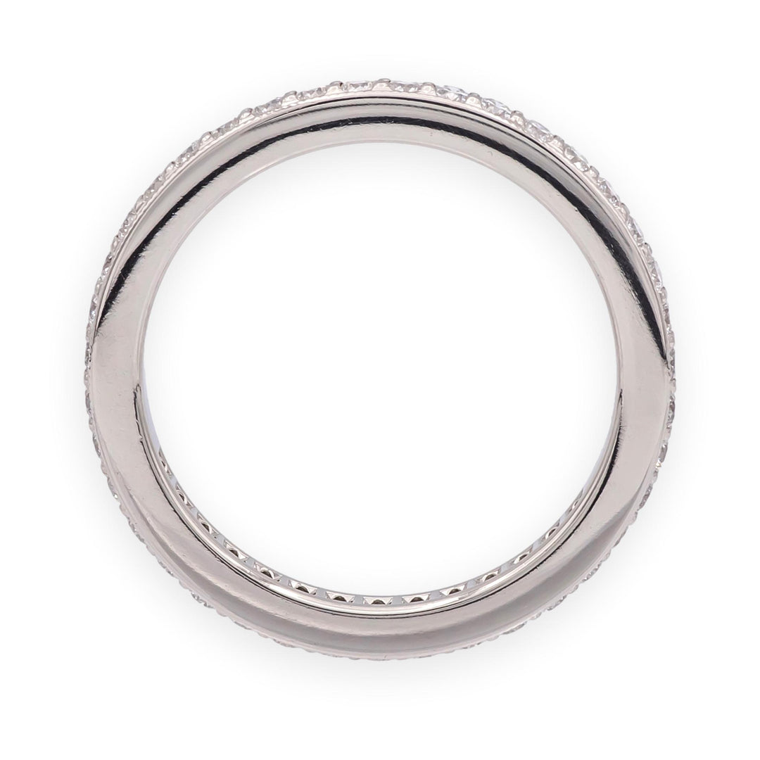 Tiffany & Co. Legacy Platinum Full Circle Diamond Band 2.3mm .45ct Size 5.25