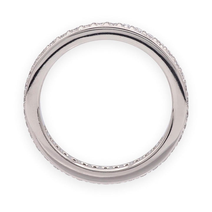 Tiffany & Co. Legacy Platinum Full Circle Diamond Band 2.3mm .45ct Size 5.25