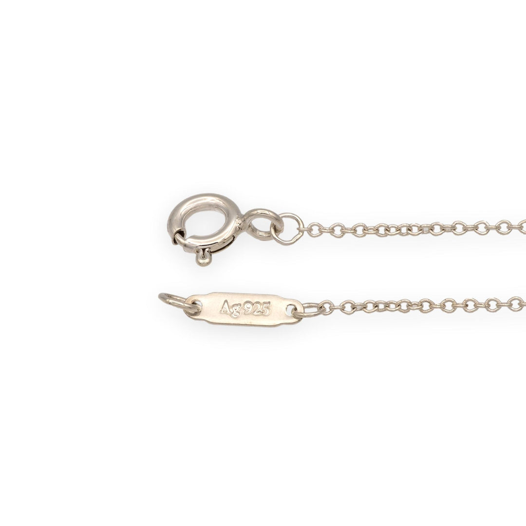 Tiffany & Co. Save The Wild Elephant Charm Necklace Sterling Silver 925 16"