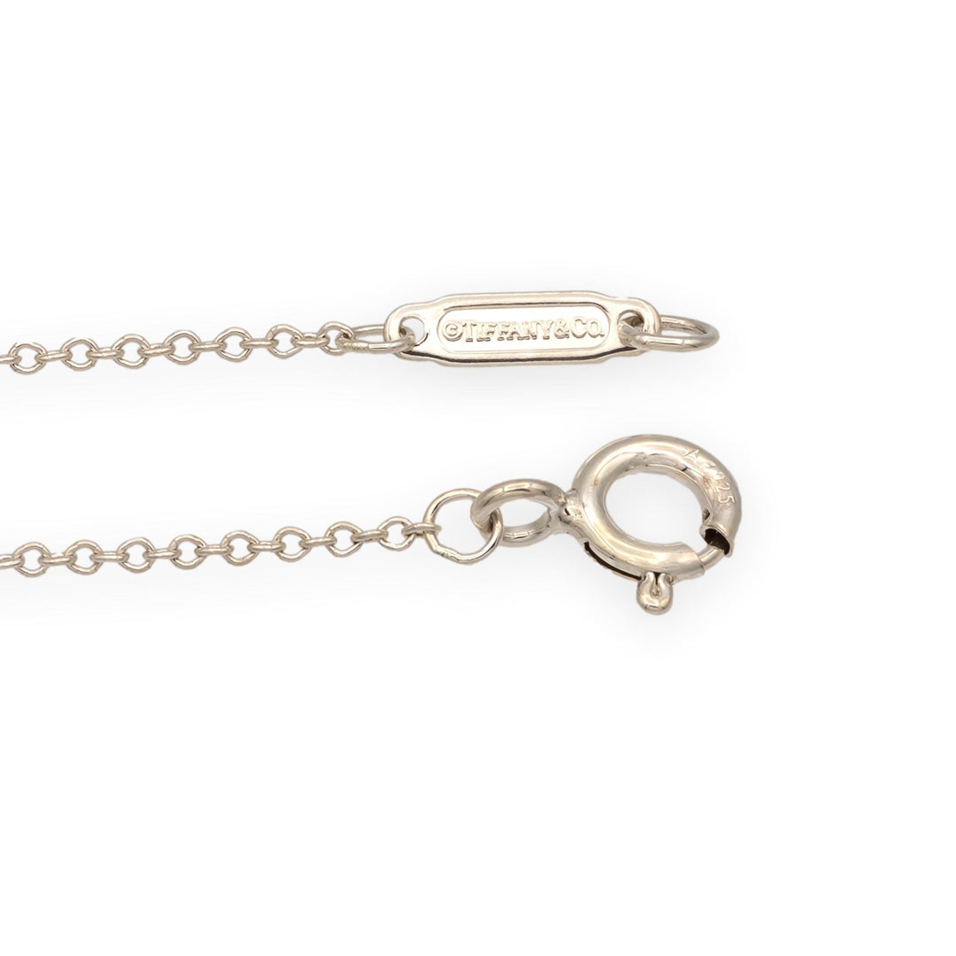 Tiffany & Co. Save The Wild Elephant Charm Necklace Sterling Silver 925 16"