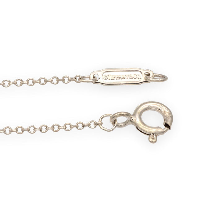 Tiffany & Co. Save The Wild Elephant Charm Necklace Sterling Silver 925 16"