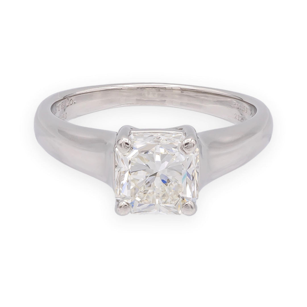Tiffany & Co. Lucida 1.76ct I VS1 Diamond Platinum Engagement Ring