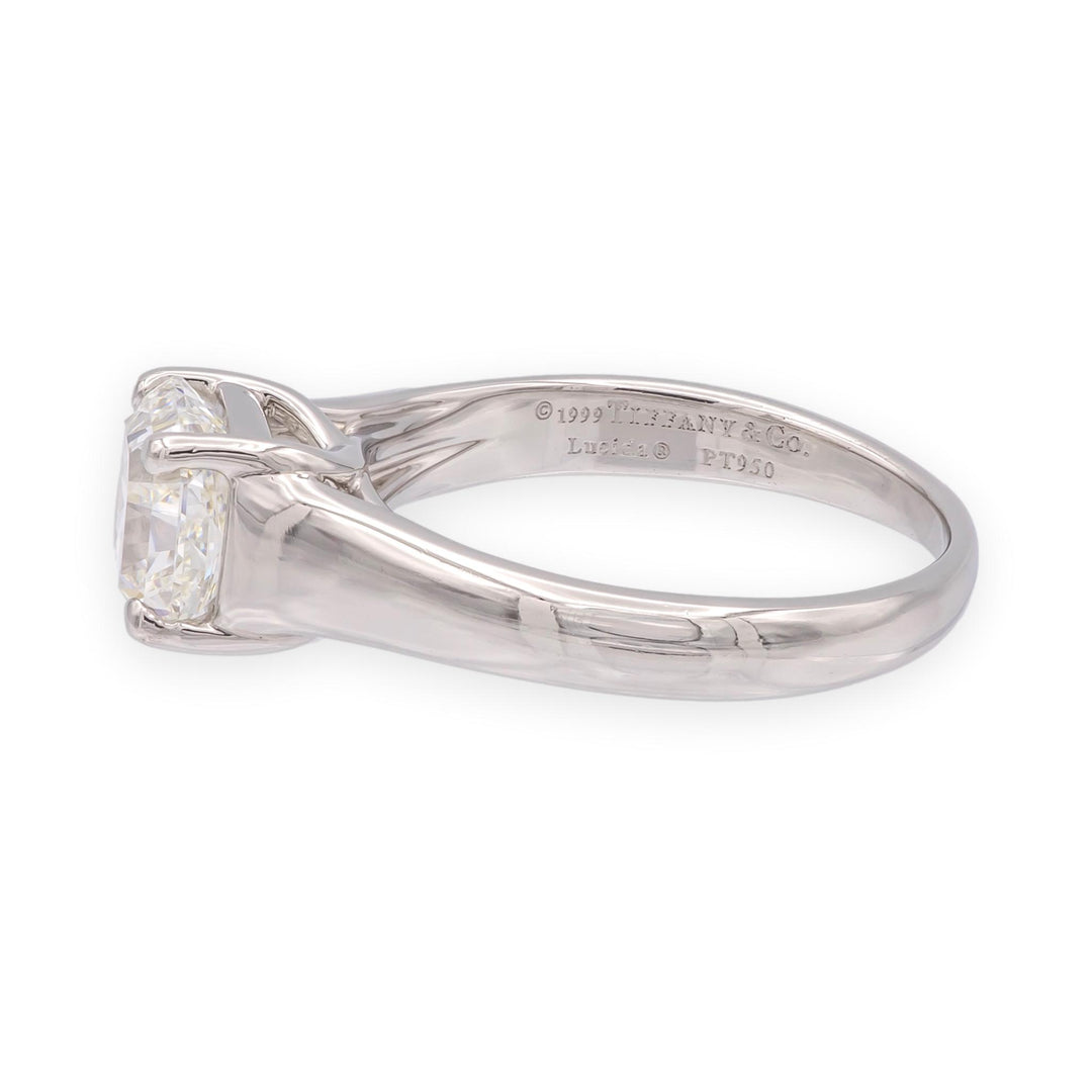Tiffany & Co. Lucida 1.76ct I VS1 Diamond Platinum Engagement Ring