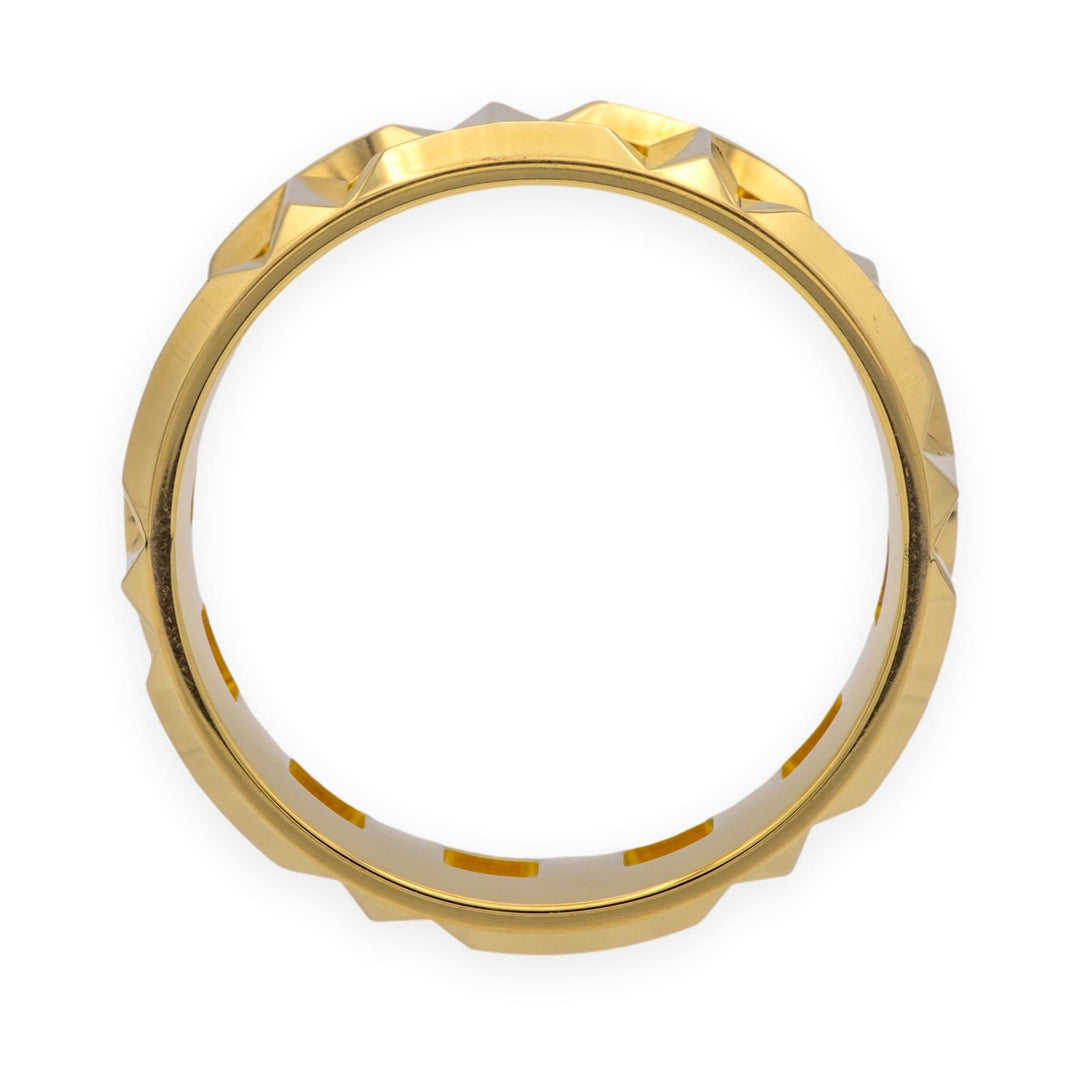 Tiffany & Co. T True 8mm Ring 18K Yellow Gold Band Size 9.25