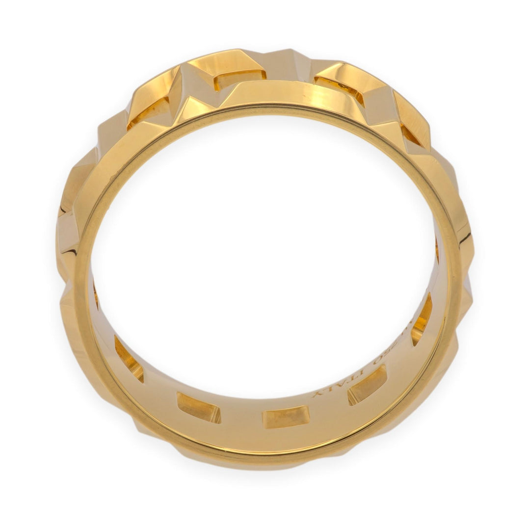 Tiffany & Co. T True 8mm Ring 18K Yellow Gold Band Size 9.25
