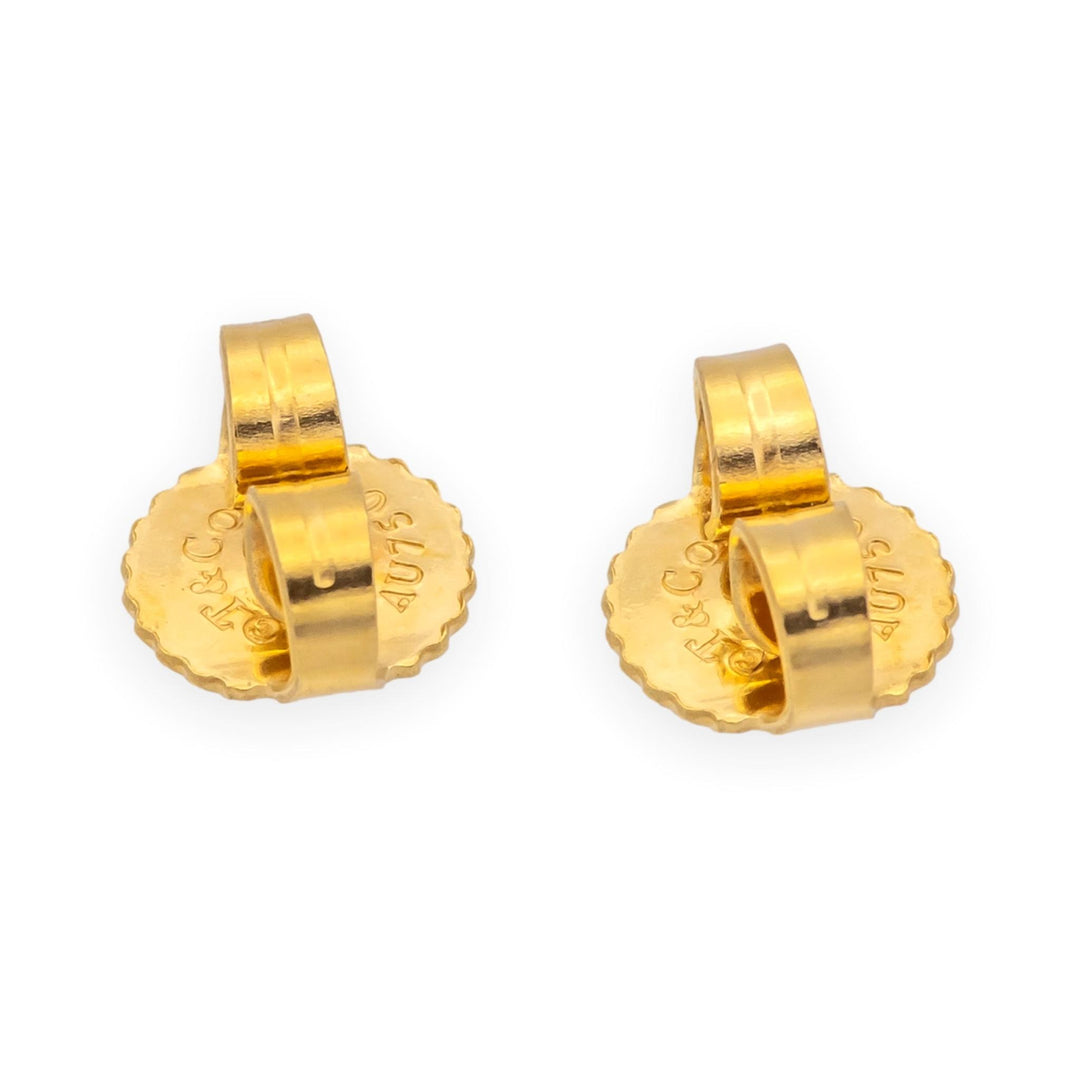 Tiffany & Co. Tiffany T 18K Yellow Gold Wire Hoop Earrings 23mm