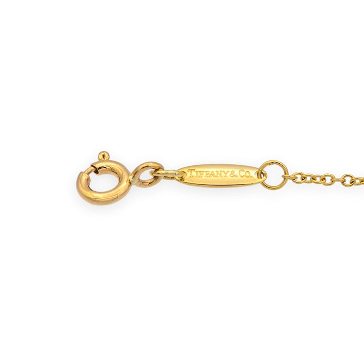 Tiffany & Co. Elsa Peretti 18K Yellow Gold Madonna Pendant Necklace 16"