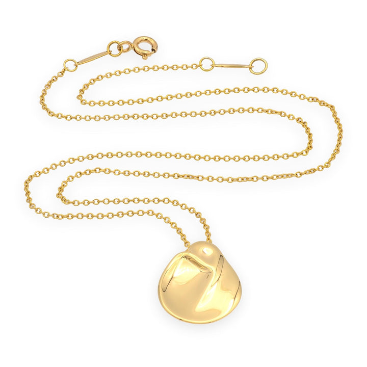 Tiffany & Co. Elsa Peretti 18K Yellow Gold Madonna Pendant Necklace 16"