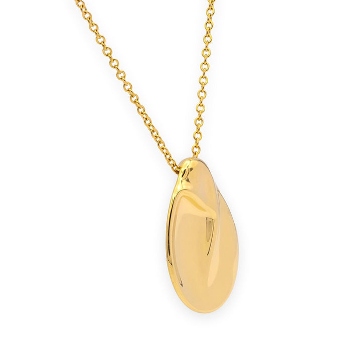 Tiffany & Co. Elsa Peretti 18K Yellow Gold Madonna Pendant Necklace 16"