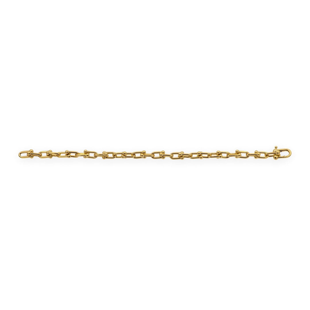 Tiffany & Co. HardWear Small Link 18K Yellow Gold Bracelet, 7.75 Inch